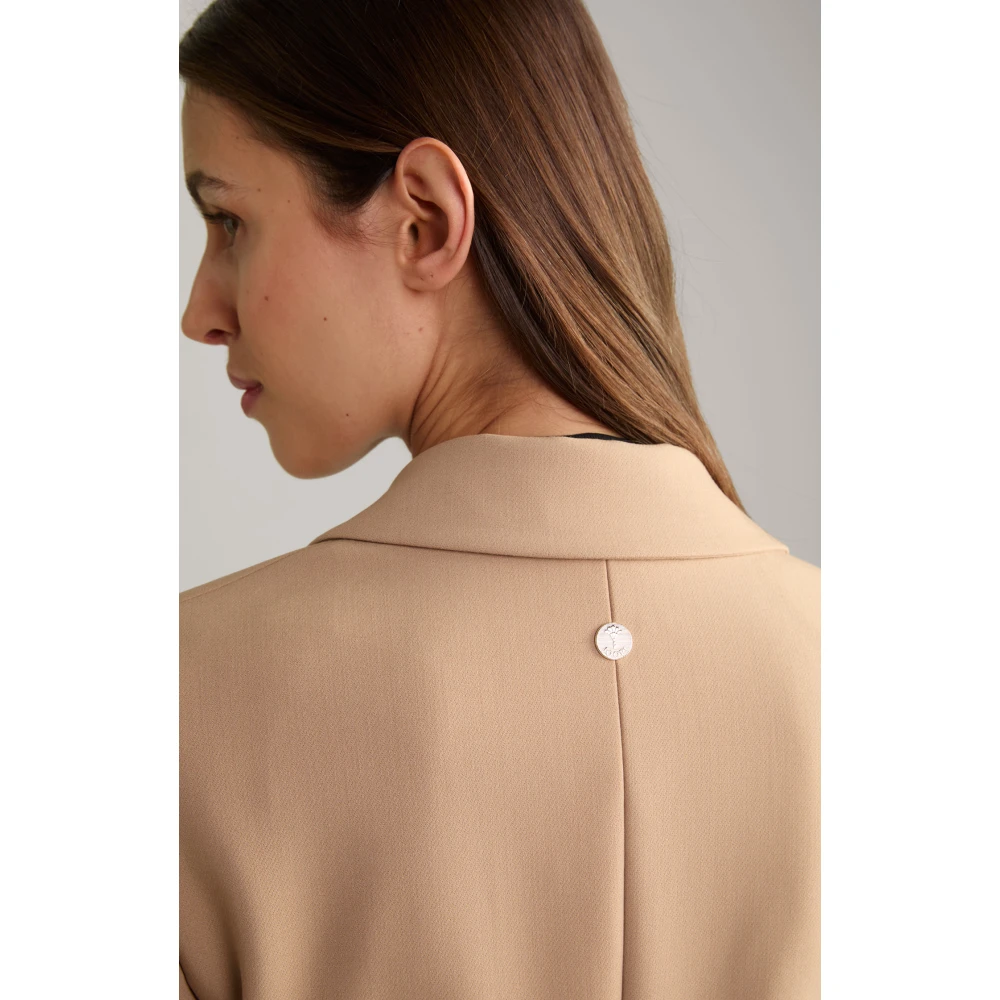 Joop! Bruine Damesjas met Gouden Knopen Brown Dames
