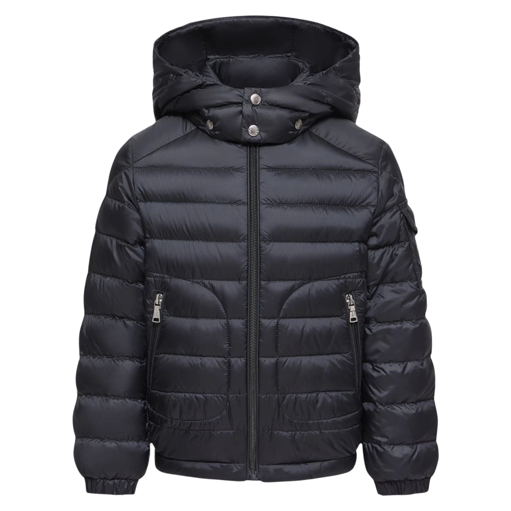 Moncler Blue Winter Jackets, Male, 6 Y, Down Padded Lauros Jacket