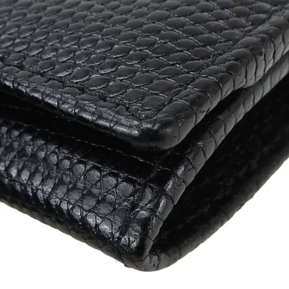 Salvatore Ferragamo Pre-owned Leather wallets Black Dames