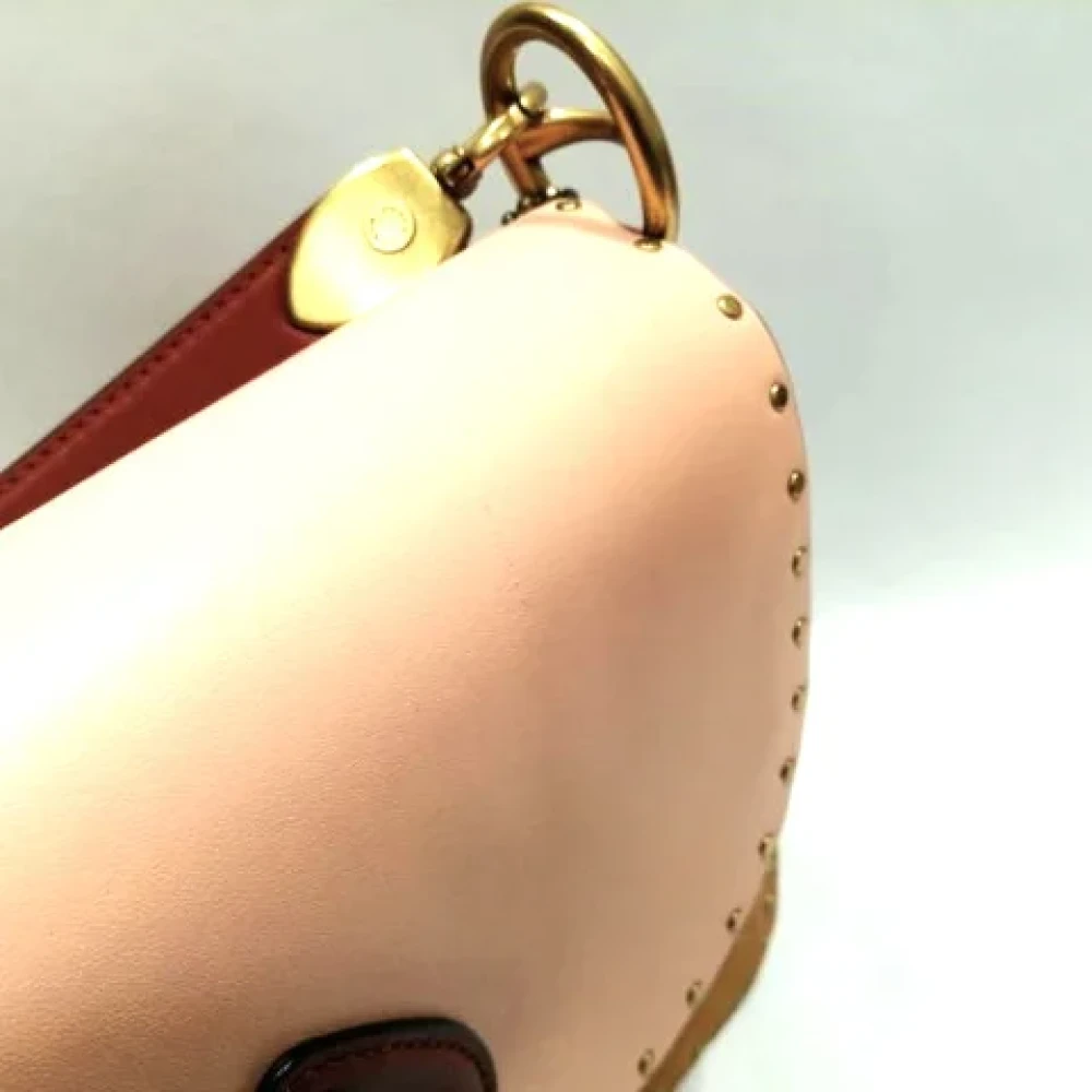 Coach Pre-owned Leather handbags Brown Dames