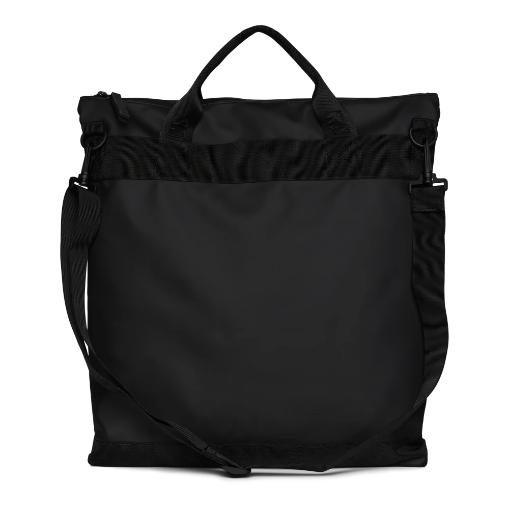 Rains Trail Tote Bag Black Unisex
