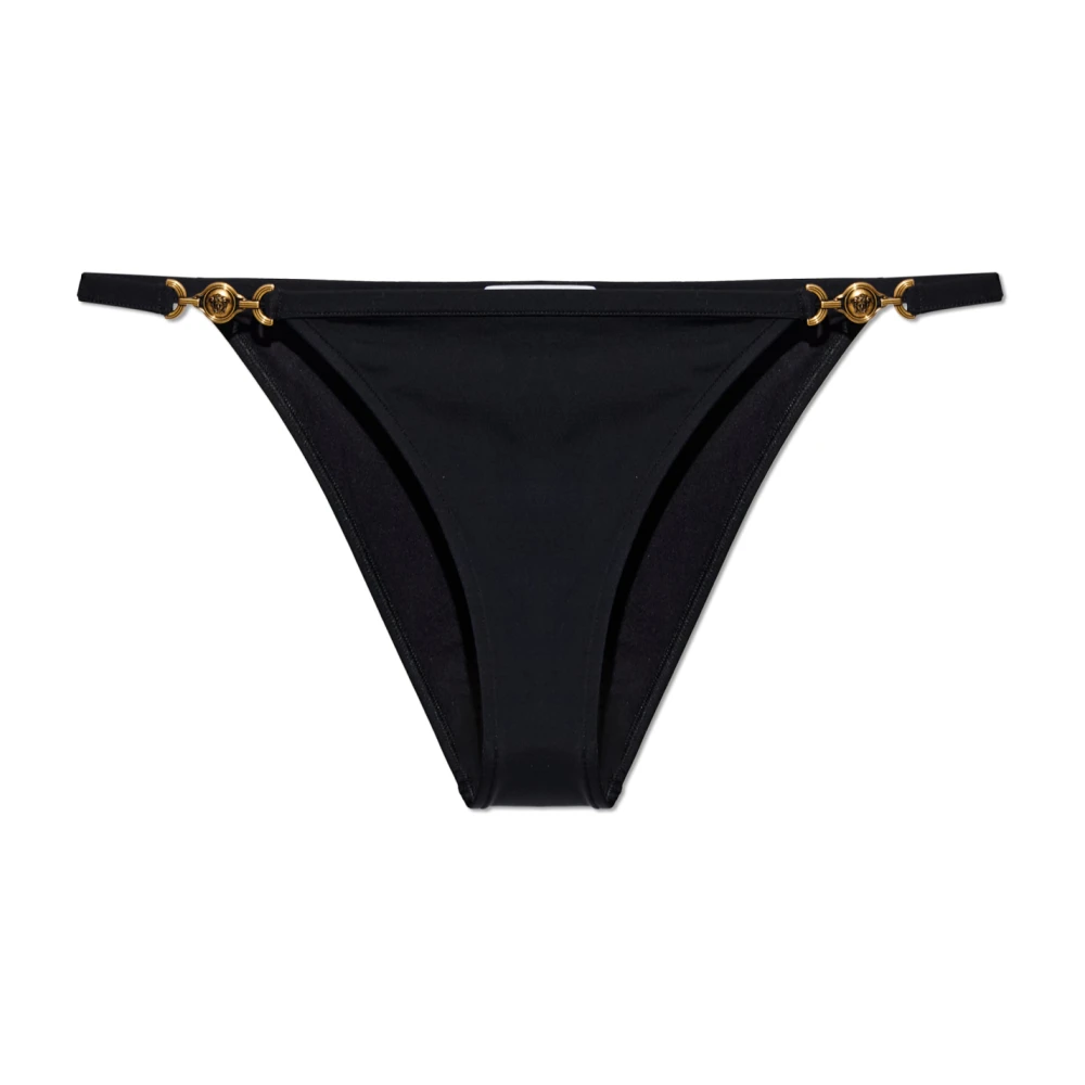 Versace Black Bikinis, Female, L, Bikini Bottoms