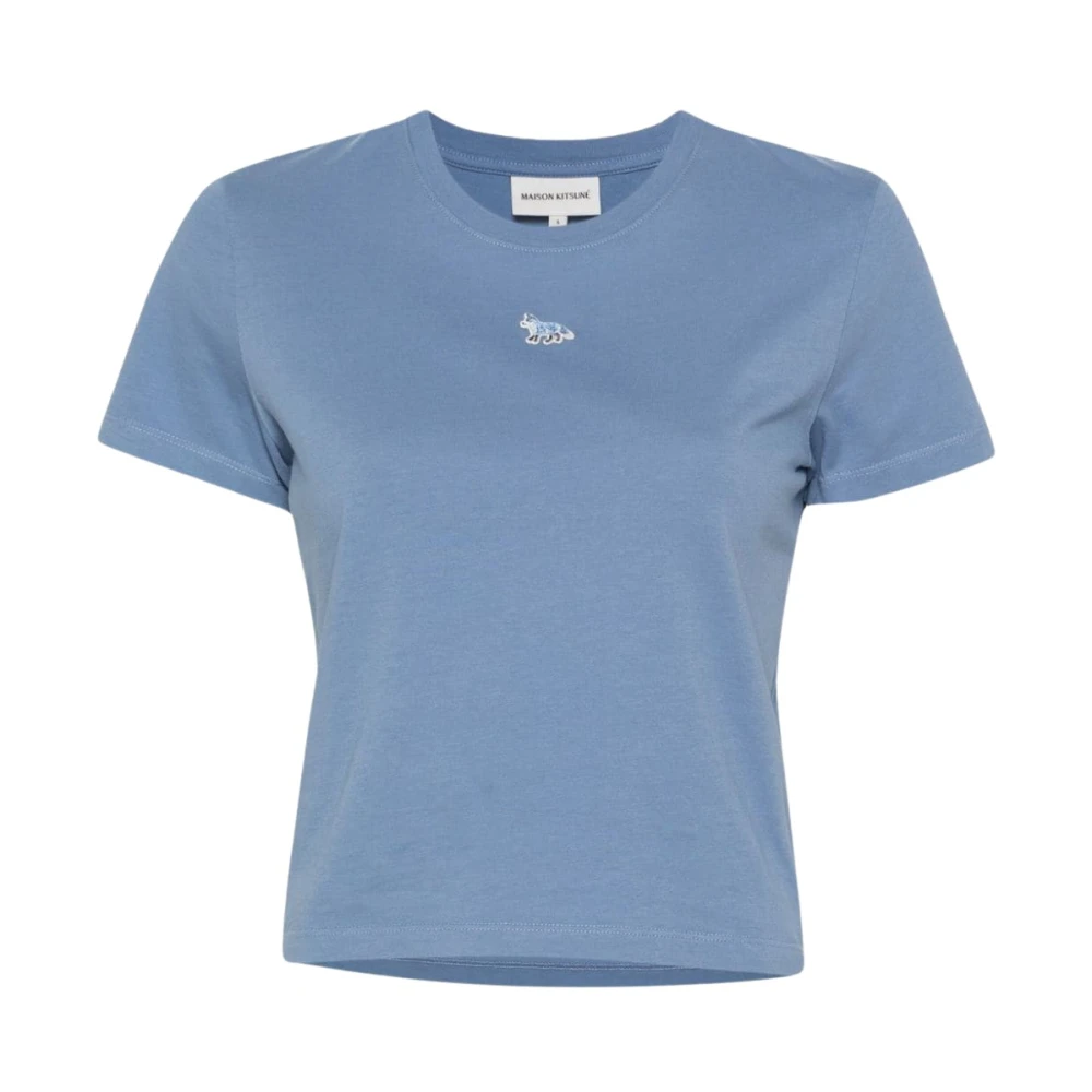 Maison Kitsuné T-Shirts Blue Dames