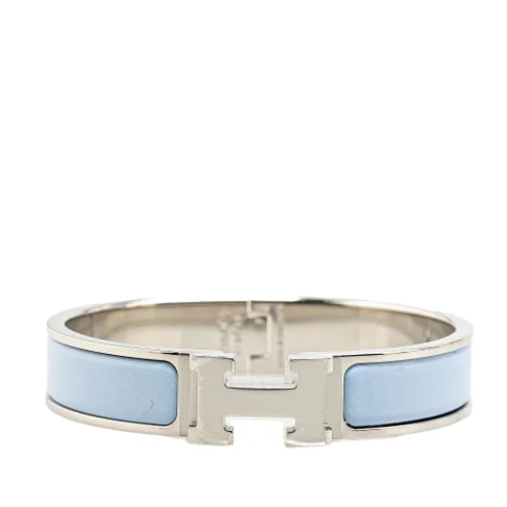 Hermès Vintage Pre-owned Tyg armband Blue, Dam