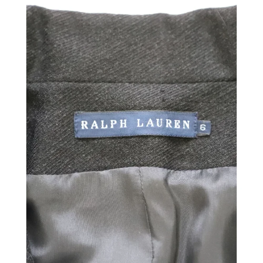 Ralph Lauren Pre-owned Wool outerwear Black Dames