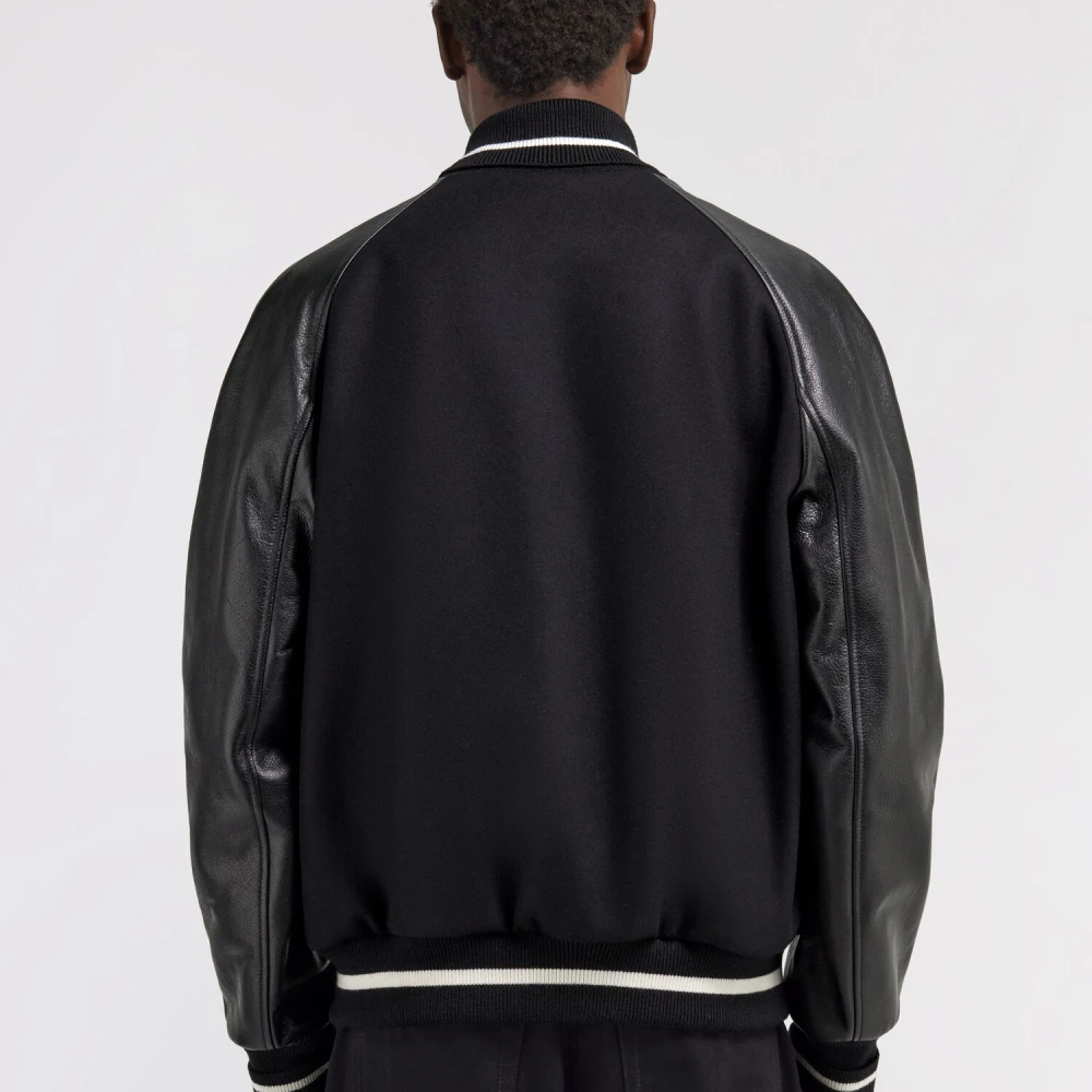 Roberto Cavalli Contrast Mouw Bomberjack Black Heren