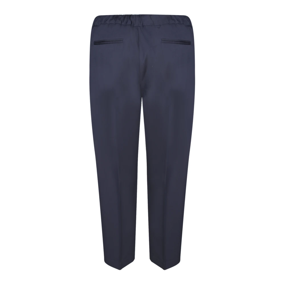 Costumein Blauwe Katoenen Broek voor Mannen Blue Heren