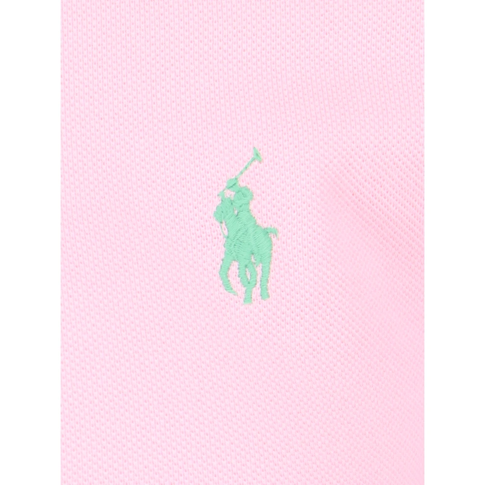 Ralph Lauren Roze Polo T-shirt met Klassieke Kraag Pink Heren