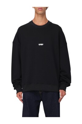 sweat-shirt-col-rond-noir