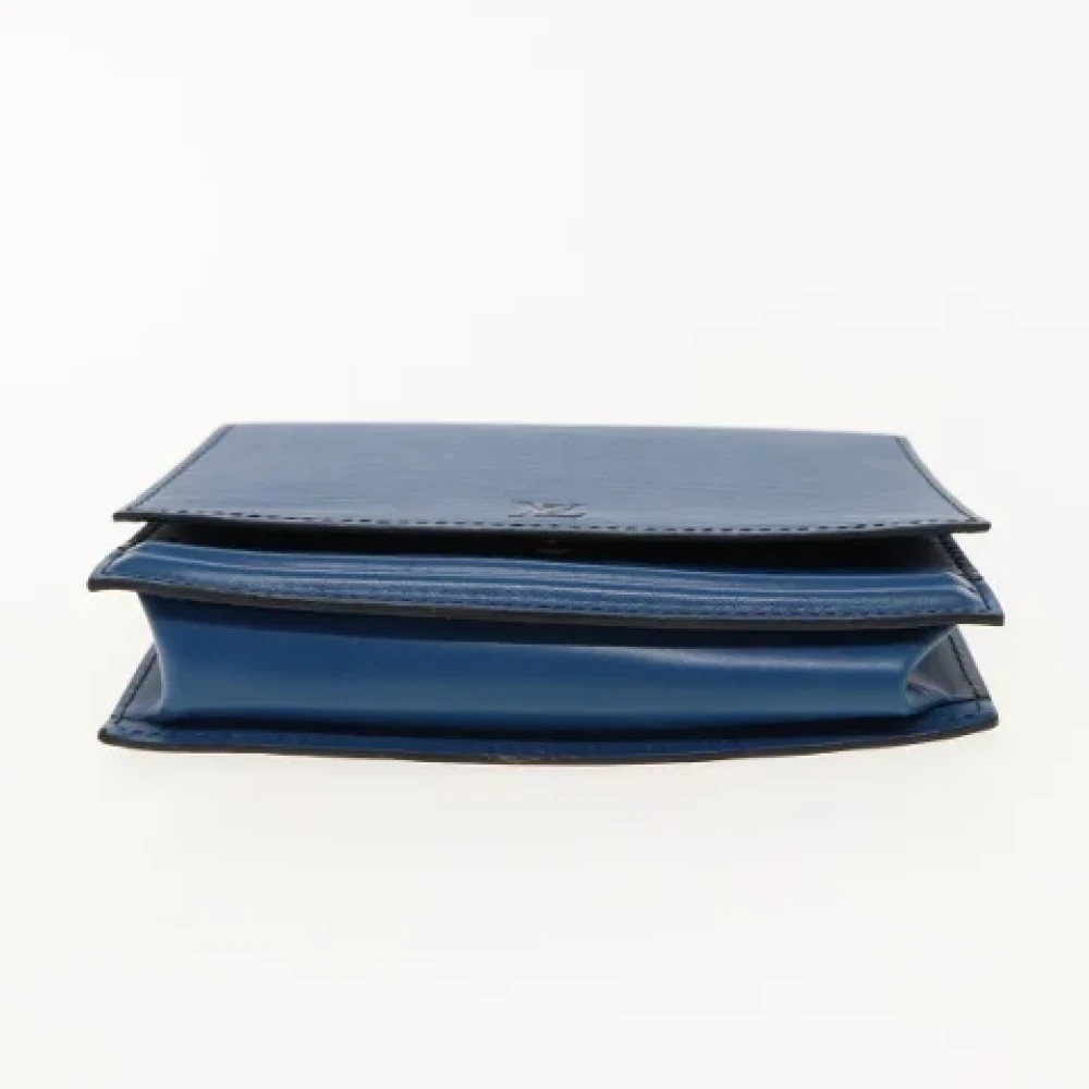 Louis Vuitton Vintage Pre-owned Leather pouches Blue Dames