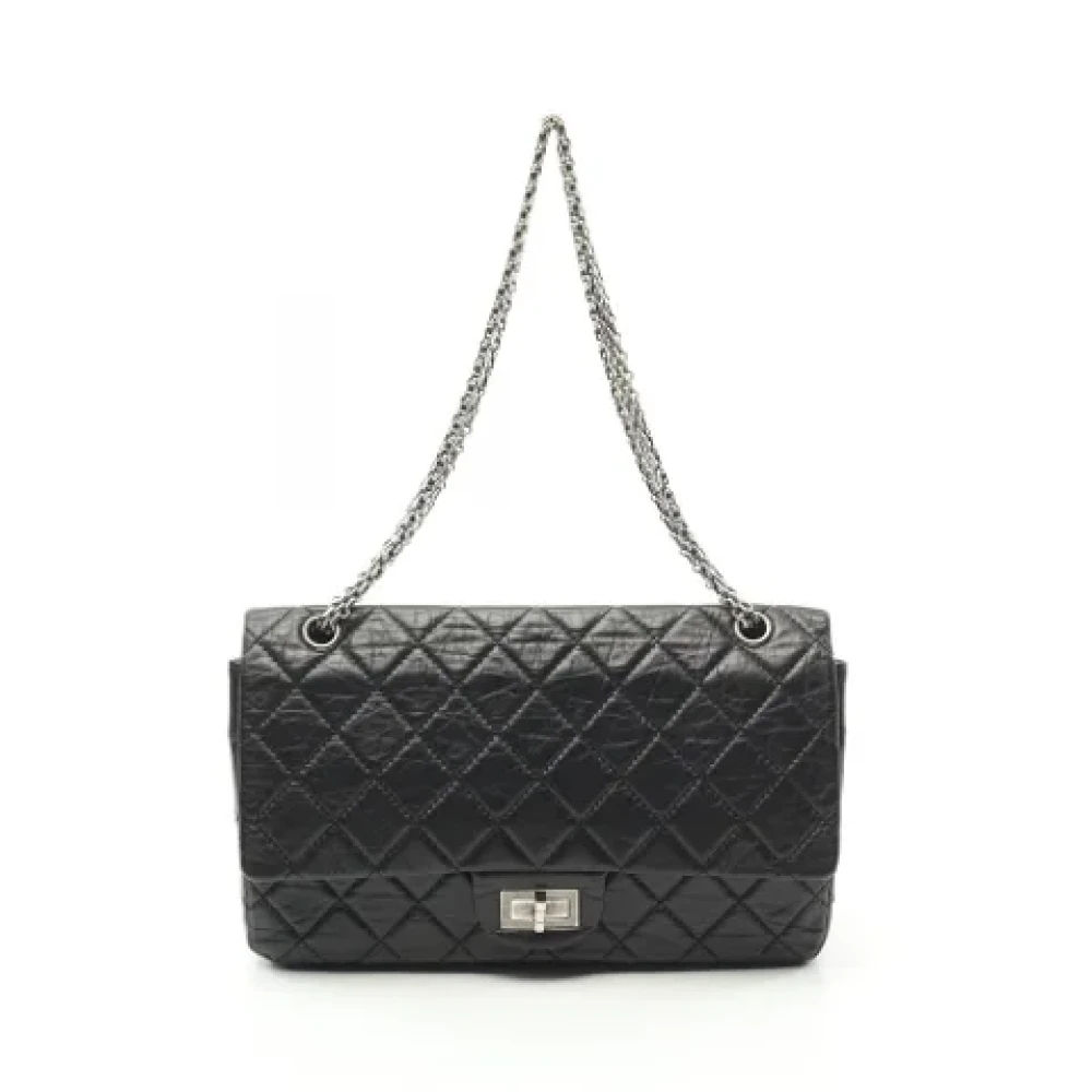 Chanel Vintage Pre-owned Leather chanel-bags Black Dames