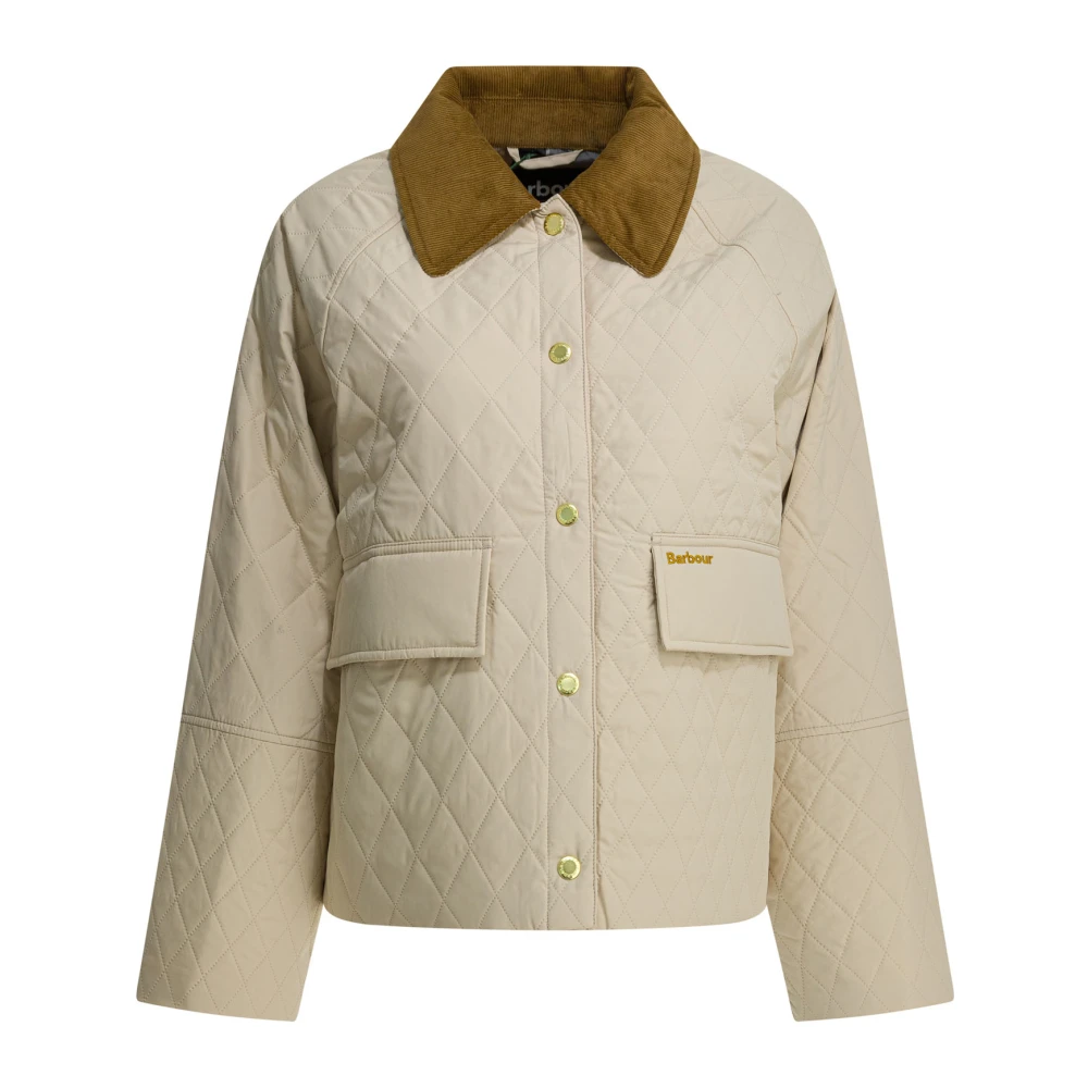 Barbour Vrouw Beige Jassen Dames, Xl, Polyester, Damesjassen & Jassen Kleding Ss 26