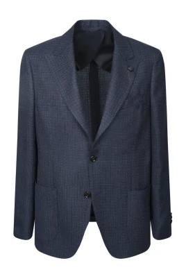 Enkelknäppt skräddad blazer