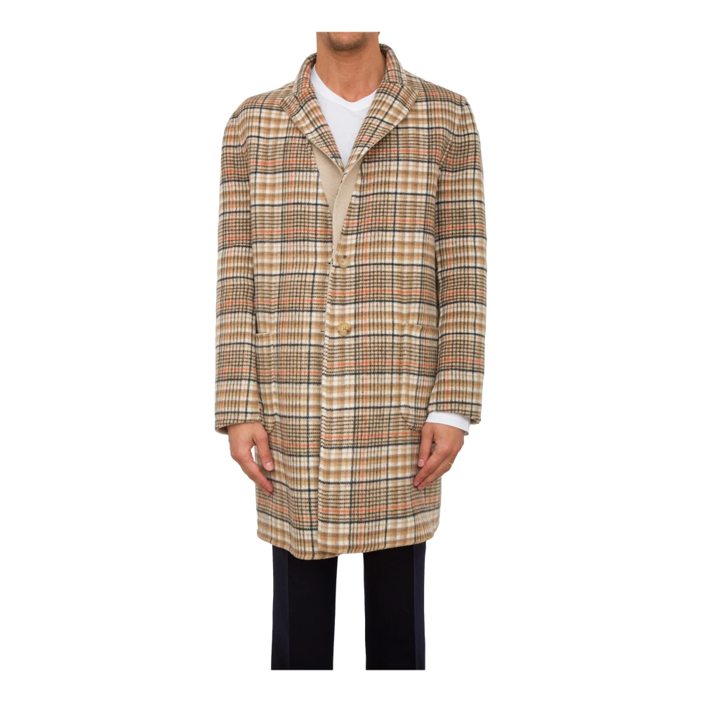 ETRO Omkeerbare Beige Jas Beige Heren