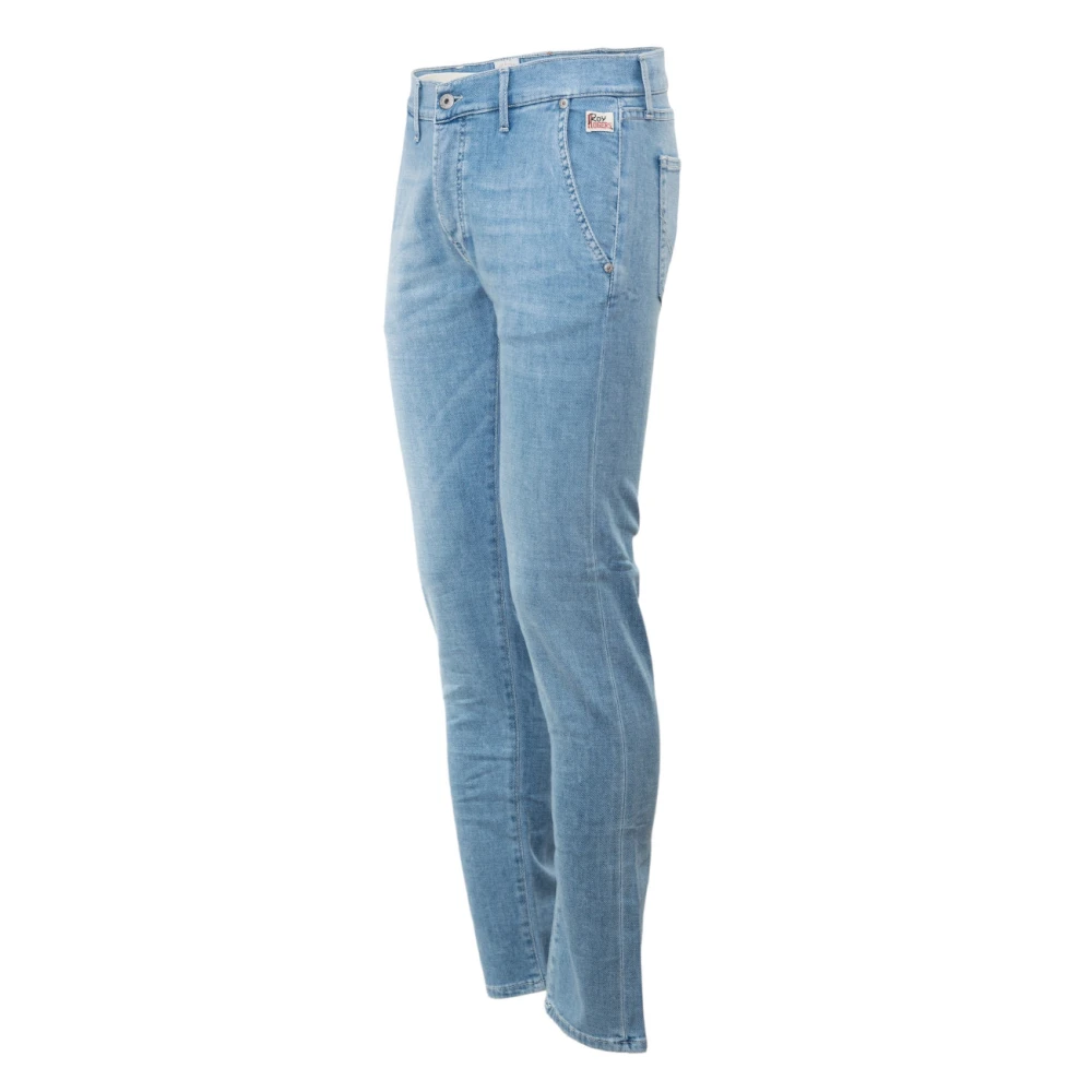 Roy Roger's Italiaanse Slim Fit Denim Jeans Blue Heren