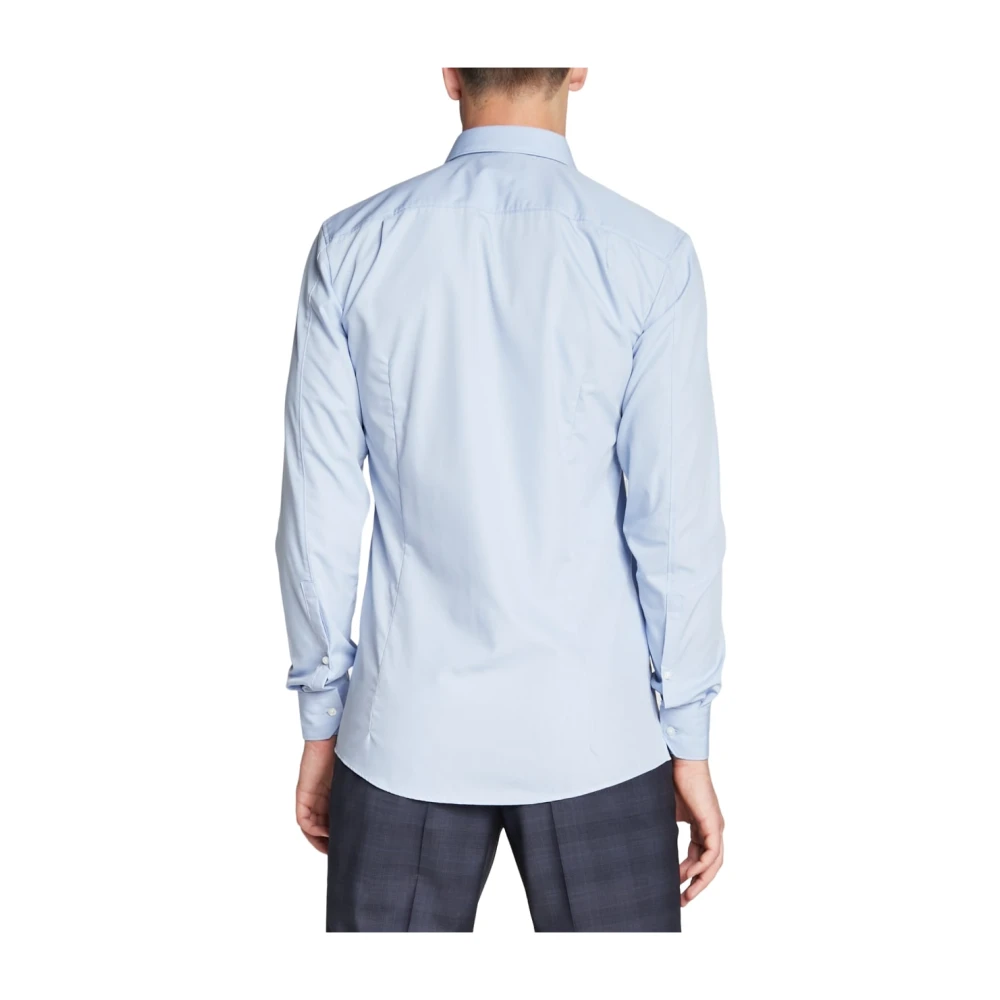 Hugo Boss Lange mouwen overhemd Blue Heren