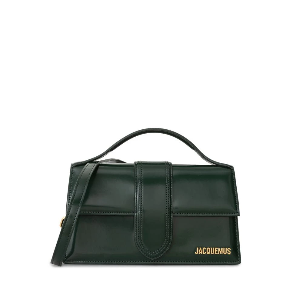 Jacquemus Groene leren schoudertas Green Dames