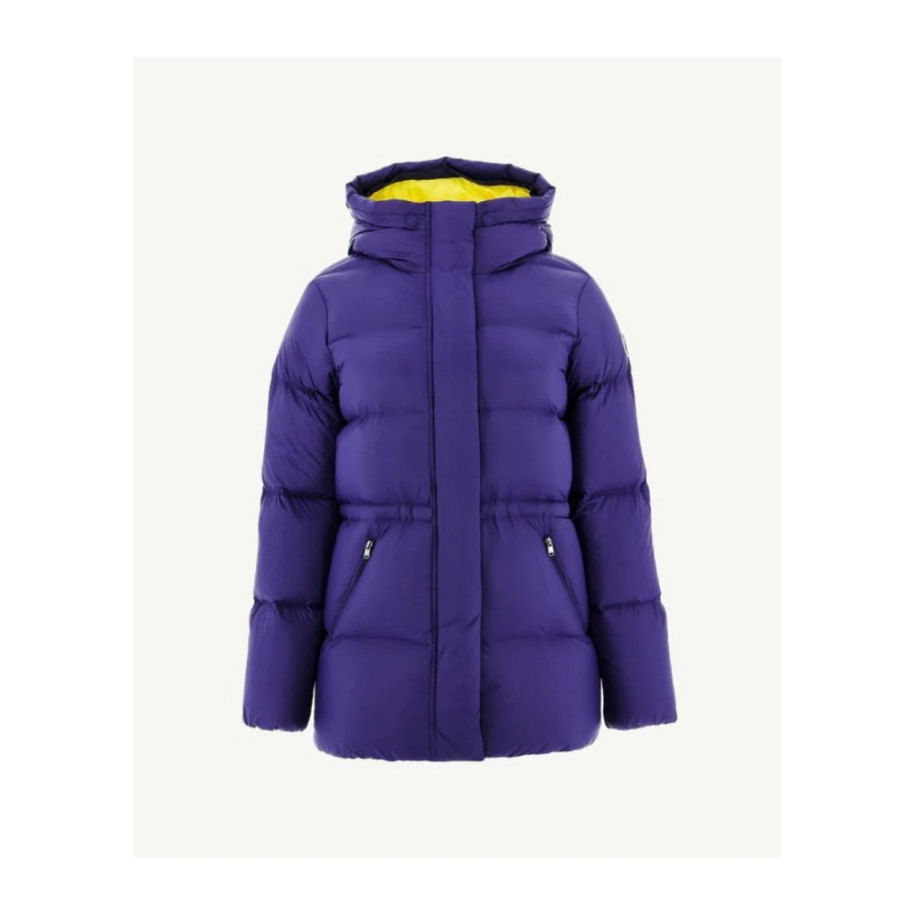 Jott Luxe Winterjas met Capuchon Viooltjes Blue Dames