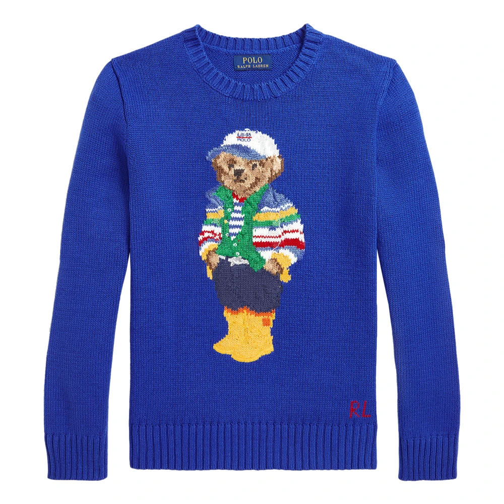 Polo Ralph Lauren Royal Bear Pullover Sweater Blue, Unisex