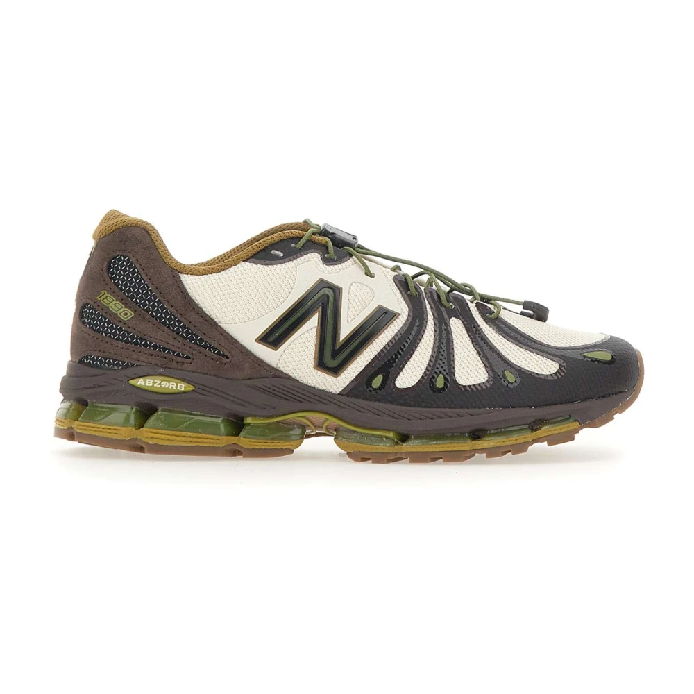 New Balance Men's Beige Abzorb 1890 Sneakers Linen / Pumpernickel / Basil Oil Size 10 - Image 6