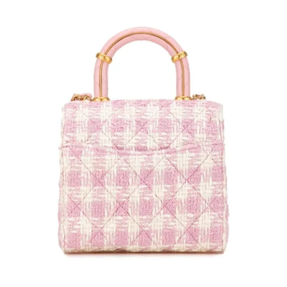 Chanel Vintage Pre-owned Canvas chanel-bags Pink Dames