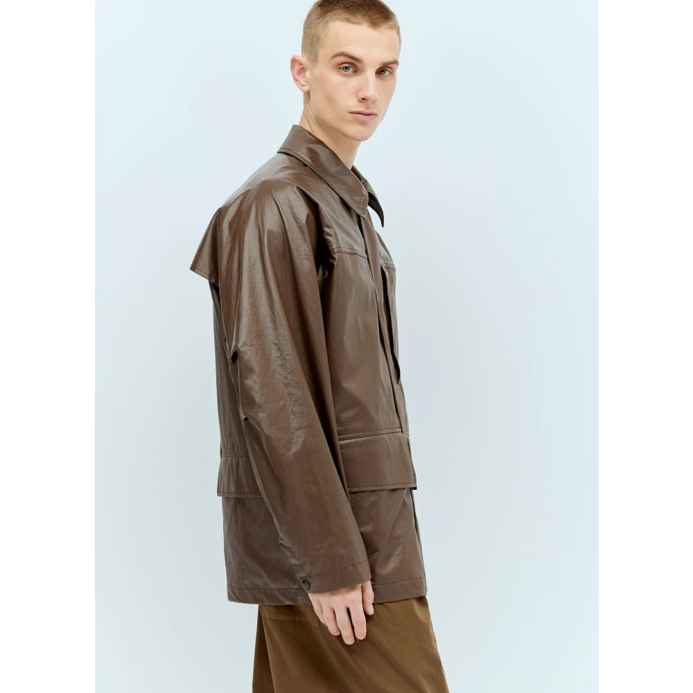 Lemaire Jackets Brown Heren