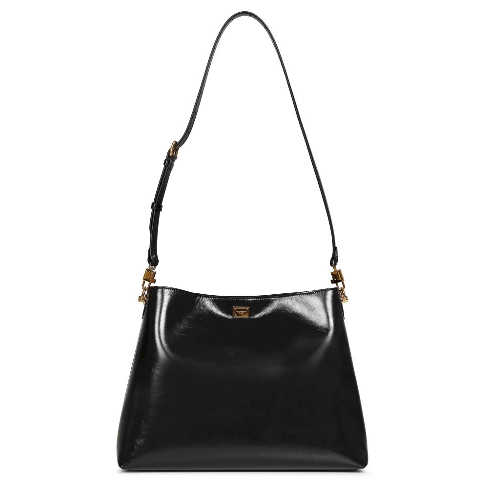 Dolce & Gabbana Vittoria Large Shoulder Bag - Female - Shoulder Bags - Black - One Size - Bags