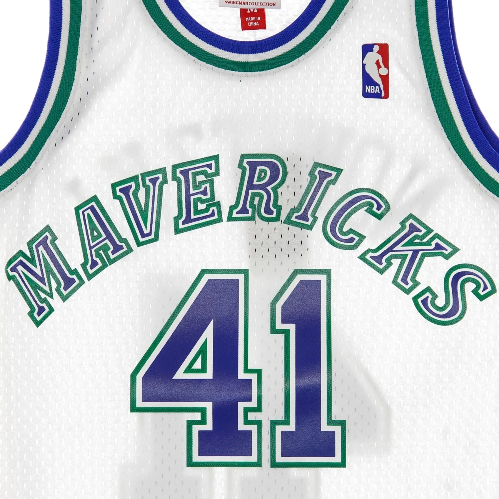 Mitchell & Ness Dirk Nowitzki NBA Swingman Tank Top White Heren