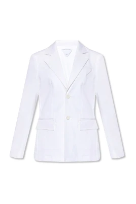 Bomullsblazer med skjortkrage