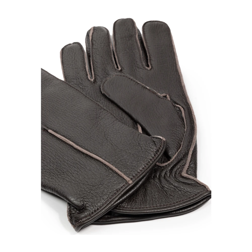 Dolce & Gabbana Korte Hertenhandschoenen Brown Heren