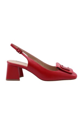 gule-slingback-sandaler