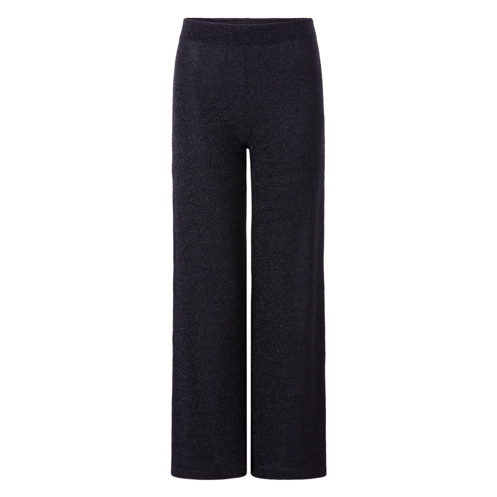 Rich & Royal Sprankelende Straight Leg Broek Black Dames