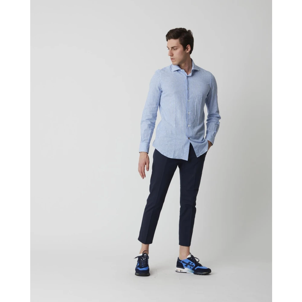 Mazzarelli Casual Shirts Multicolor Heren