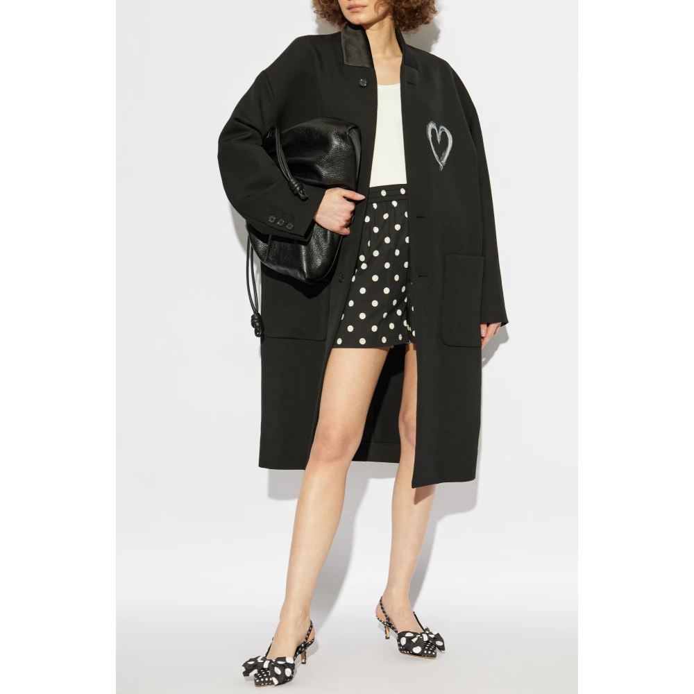 Moschino Shorts met polka dot patroon Black Dames