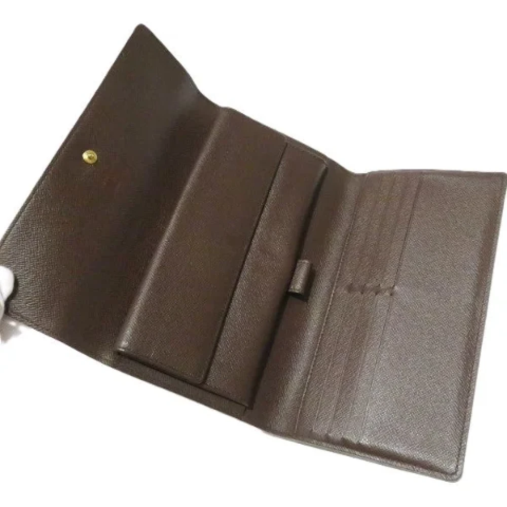 Louis Vuitton Vintage Pre-owned Canvas wallets Brown Dames