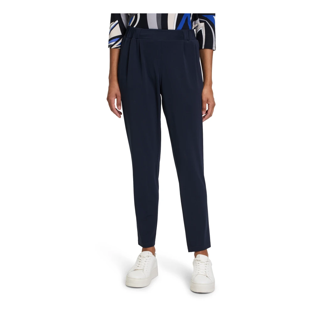 Betty Barclay Relaxed Fit instapbroek met zakken Blue Dames