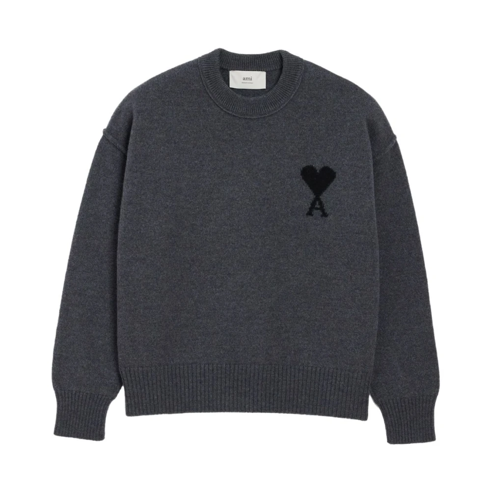 Knitwear > Round-neck Knitwear - - Ami Paris - Modalova