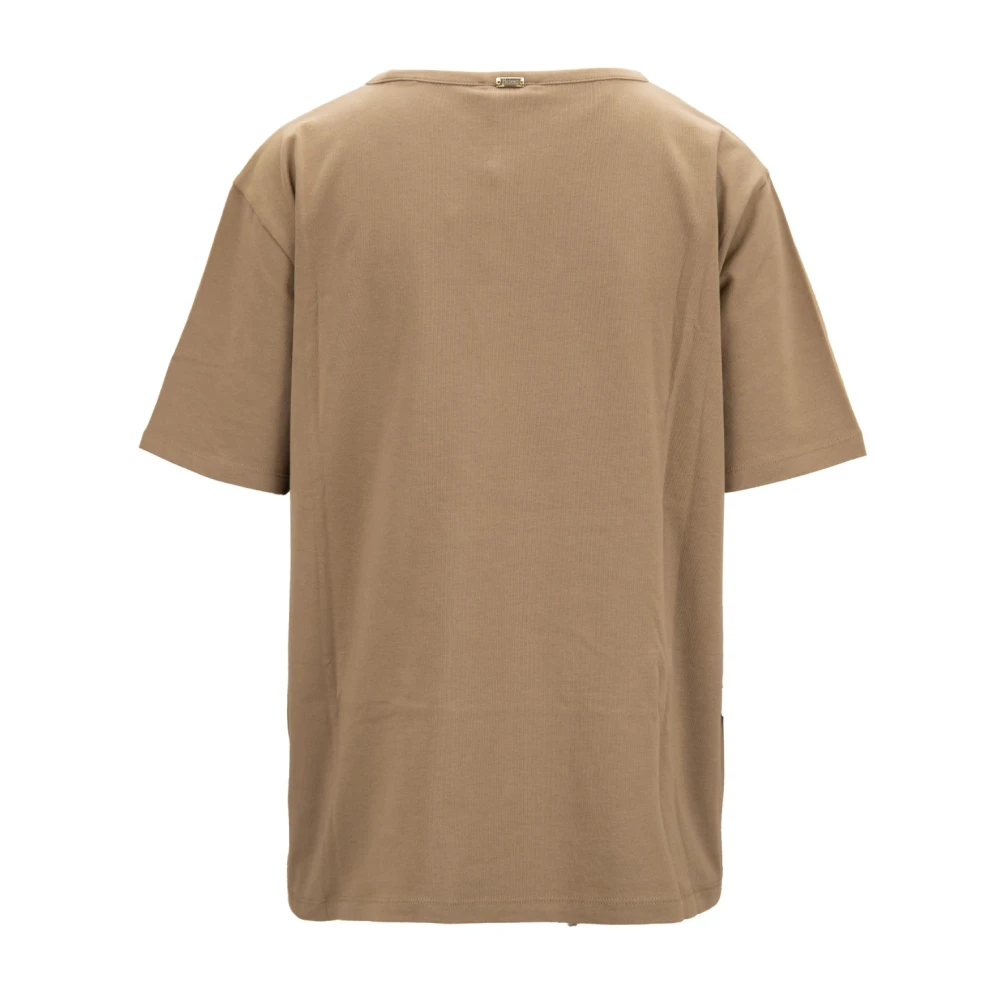 Herno T-shirt met grafische print Brown Heren