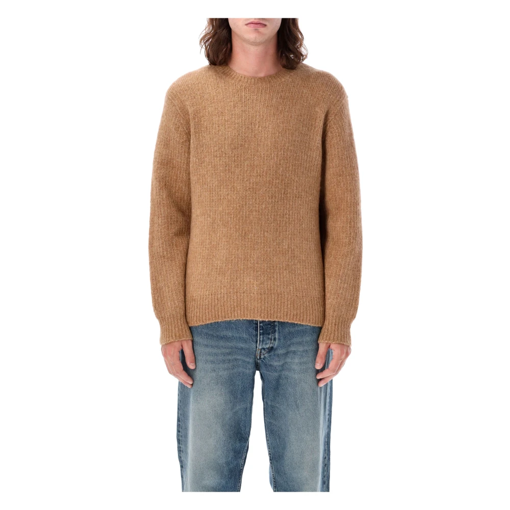 Sunflower Yak Gebreide Kleding Kamel Sweater Aw24 Beige Heren
