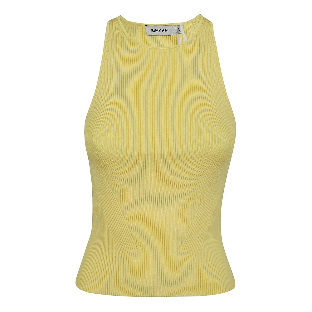 Simkhai Neutrale Topwear Ss24 Collectie Yellow Dames
