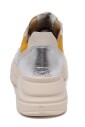chaussure-cuir-sky-beige-argent-jaune-bleu