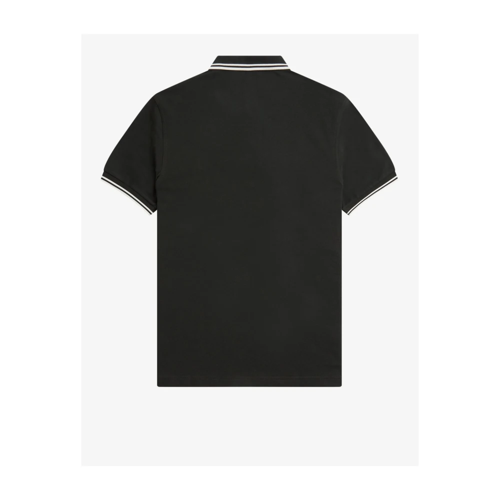 Fred Perry Groen Nacht Wit Sneeuw Katoen Polo Green Heren