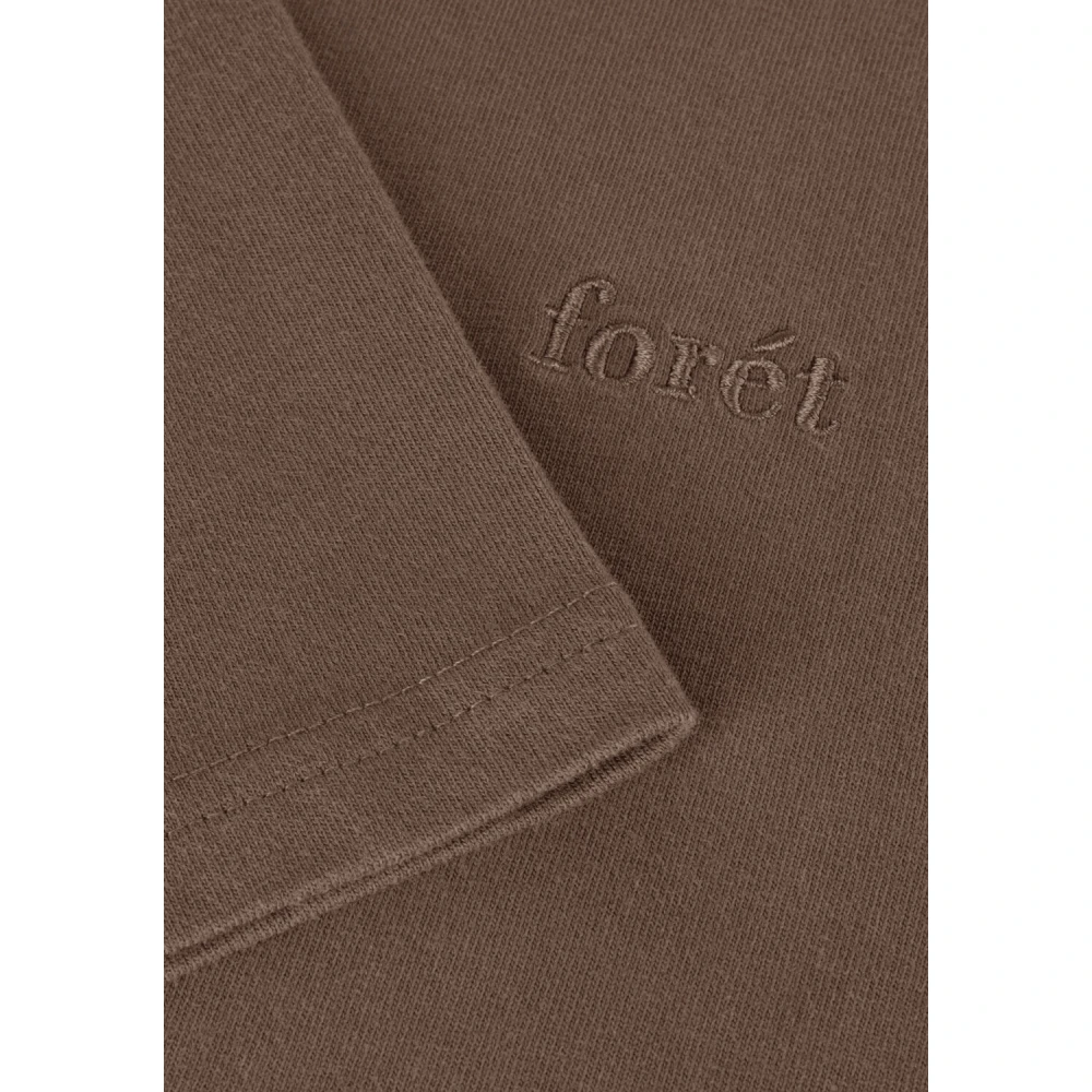 Forét Bruin Bass T-shirt voor heren Brown Heren