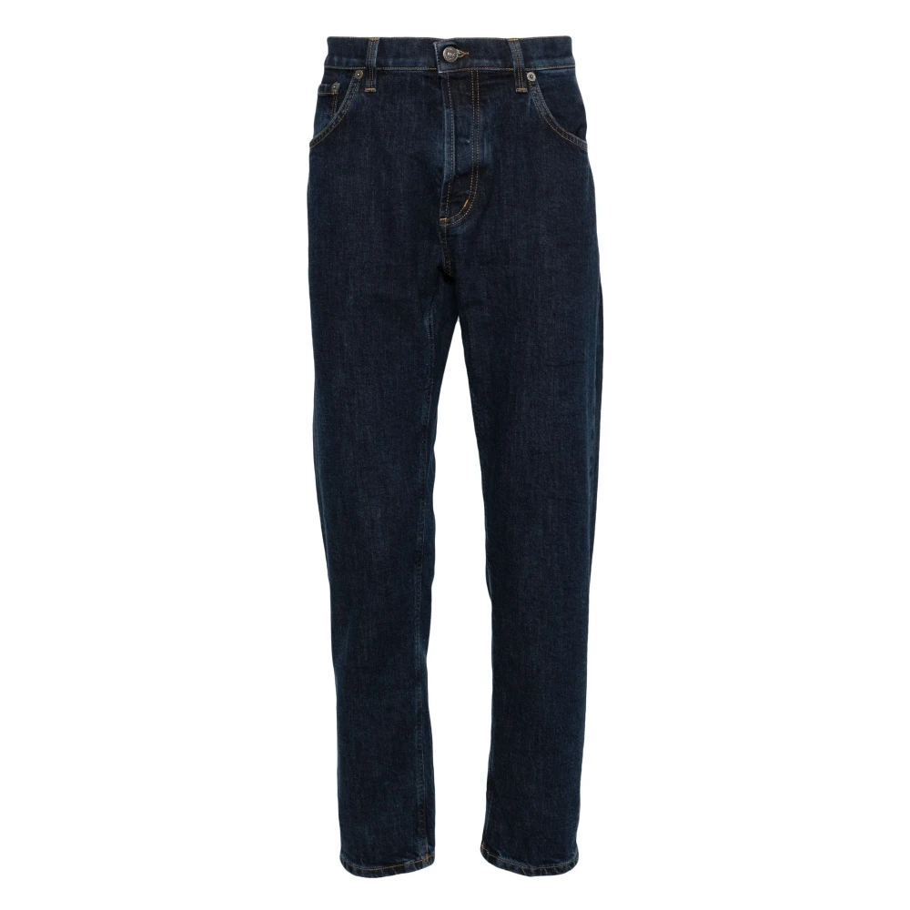 Dondup Donkerblauwe Stretch Denim Jeans Blue Heren