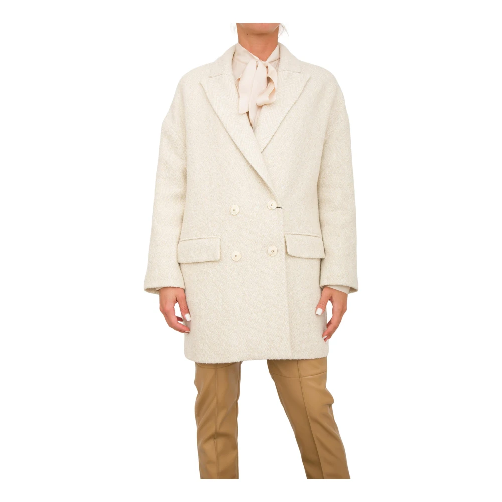 Twinset Witte Jas White Dames
