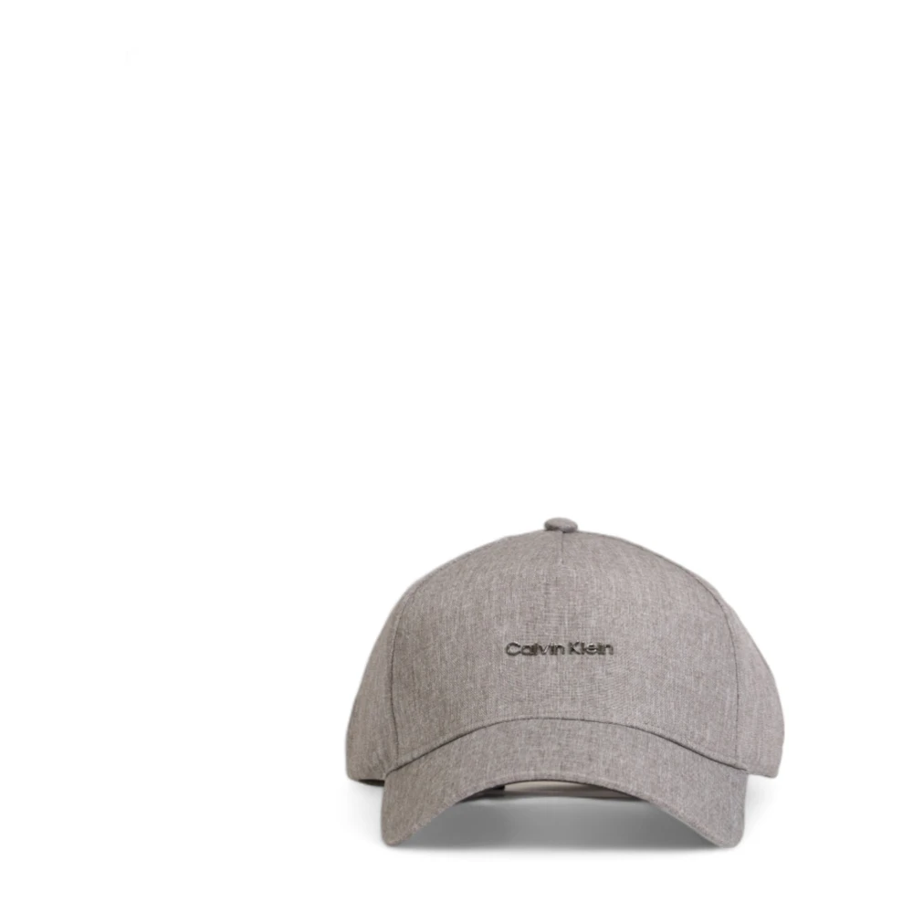 Calvin Klein Wollen Lijn Gewatteerde Herenpet Gray Heren