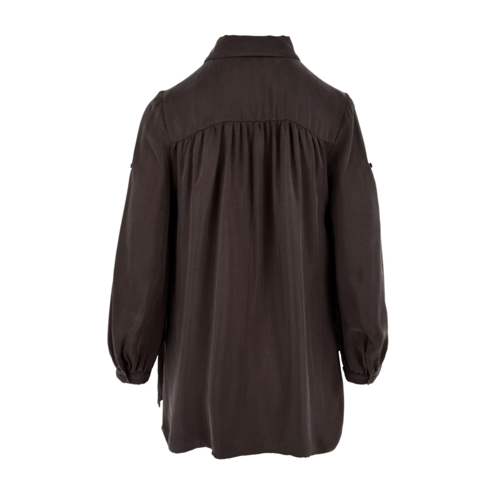 Beatrice .b Cupro Shirt Model 23Fe4008 Brown Dames