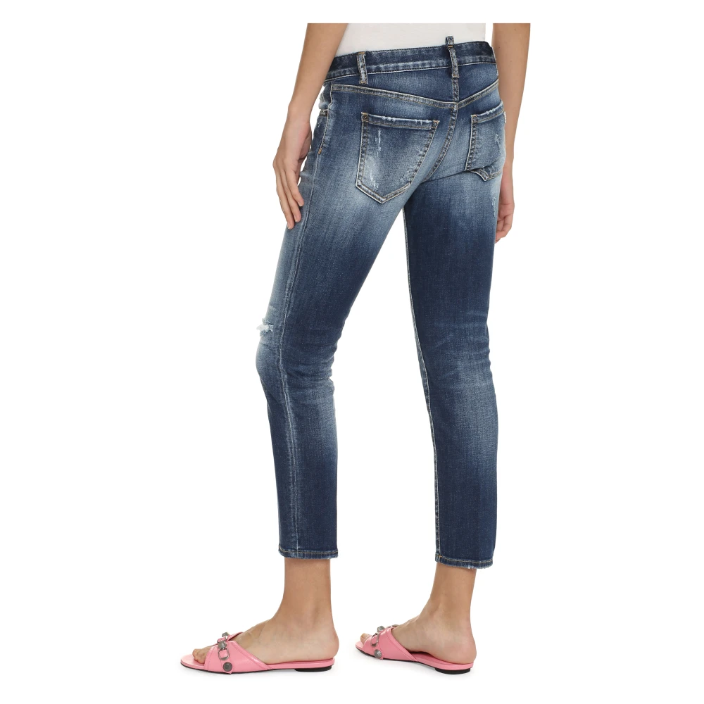 Dsquared2 Klassieke Denim 5-Pocket Jeans Blue Dames