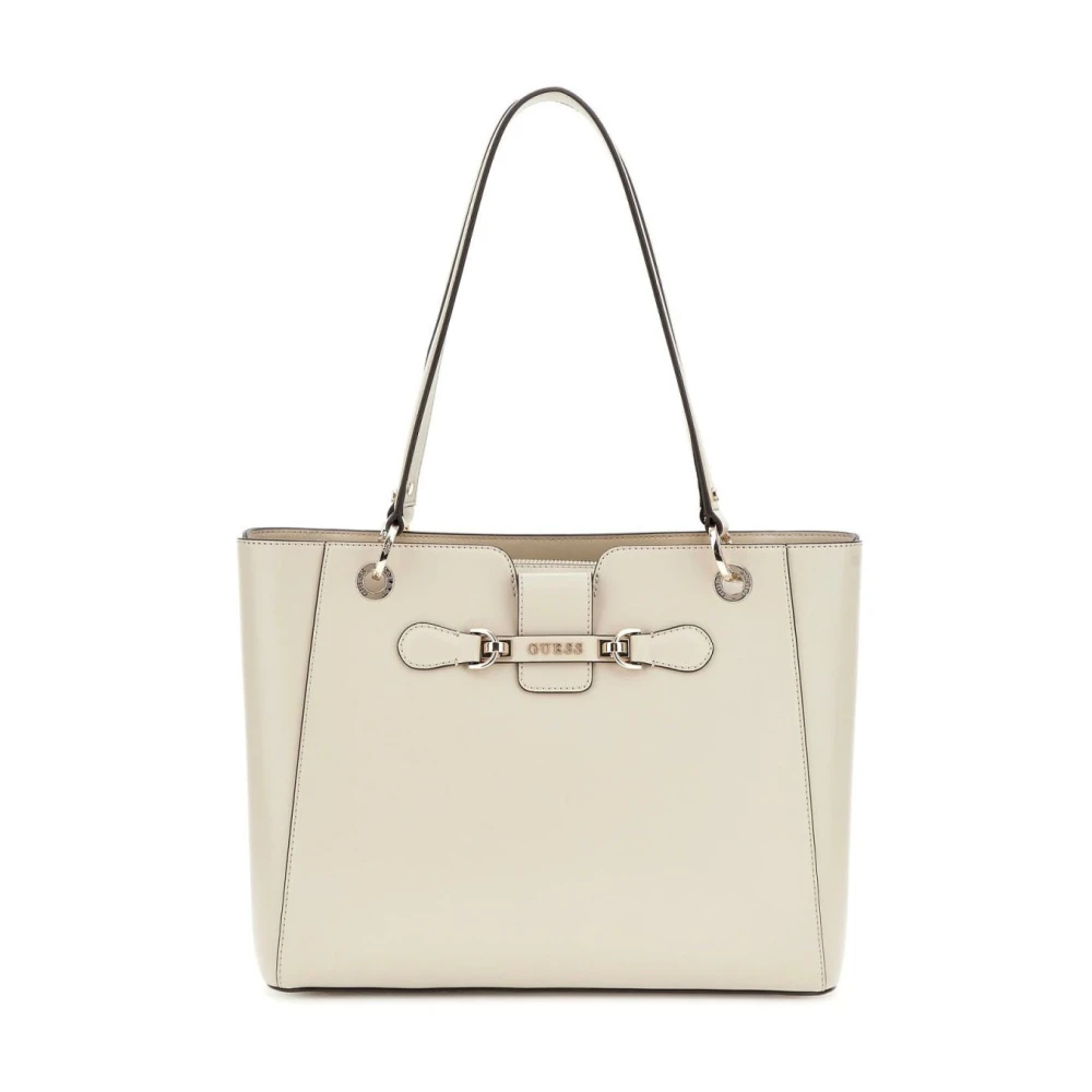 Guess Beige Nolana Shopper - Female - Shoulder Bags - One Size - Bags
