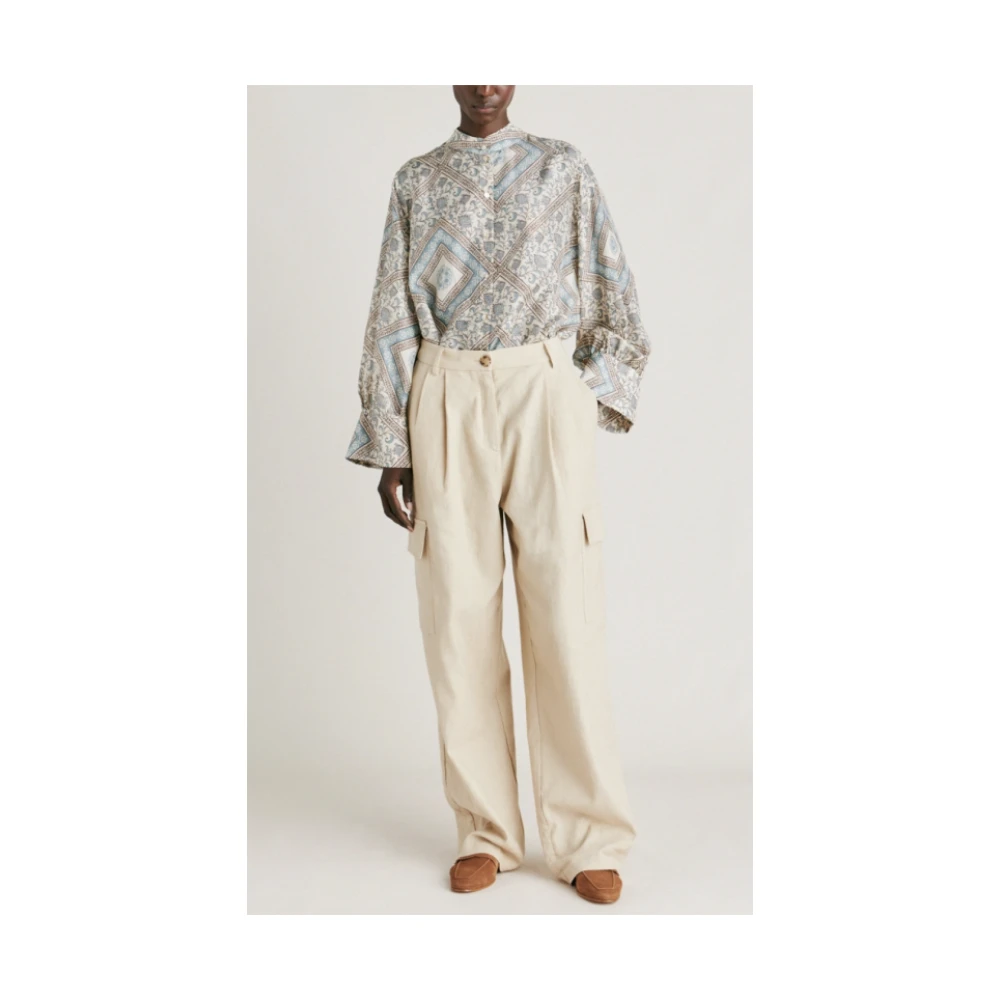 Momoni Trousers Beige Dames